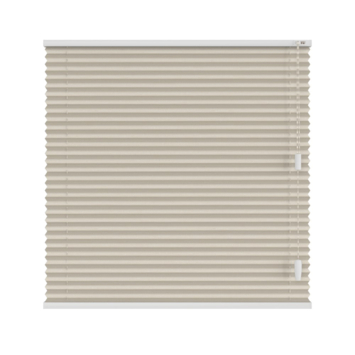 KARWEI enkel plisségordijn gewoon raam 28603 zand linnenlook transparant op maat