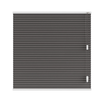 KARWEI dubbel plisségordijn draaikiepraam 28636 zwart verduisterend op maat