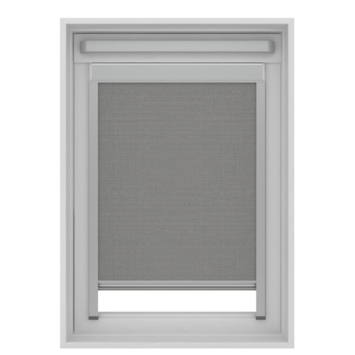 KARWEI rolgordijn dakraam 28215 vergrijsd groen structuur verduisterend op maat