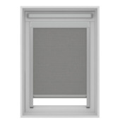 KARWEI rolgordijn dakraam 28215 vergrijsd groen structuur verduisterend op maat