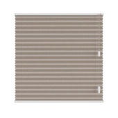 KARWEI enkel plisségordijn draaikiepraam 28604 donker beige transparant op maat