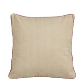 Kussen braided beige - l45xb45xh10cm