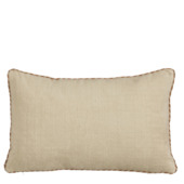 Kussen braided beige - l55xb35xh10cm