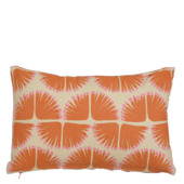 Kussen graphic oranje - l55xb35xh10cm