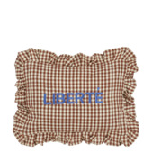 Kussen Liberte bruin - l35xb25xh10cm