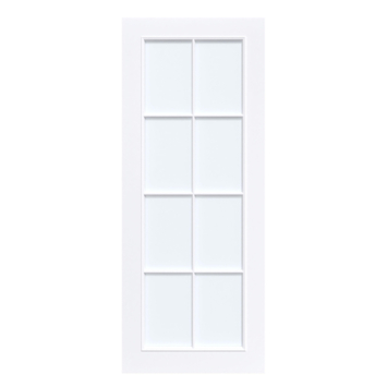 Arne & Bodil binnendeur ABT112 satijnglas - extra wit afgelakt