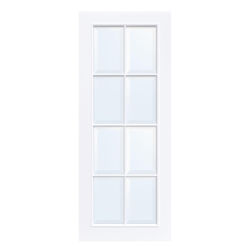 Arne & Bodil binnendeur ABT112 blank facetglas - extra wit afgelakt