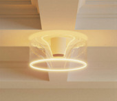 LED lichtbron ring E27 6W 2200K 500LM