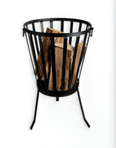 Esschert Design vuurkorf zwart metaal Ø 39 cm