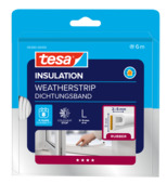 Tesa Tochtband P-profiel zelfklevend wit 6m