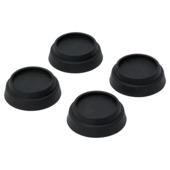 Sanivesk Trillingsdemper 4st tbv Wasmachine Zwart