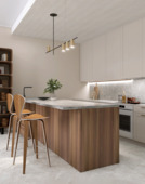 Wand- en plafondpaneel Quality Line MDF Grey ash, 130x20cm, 8 mm 2,34 m²