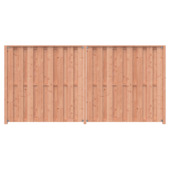 Schutting startpakket Douglas hout 3,8 m lang