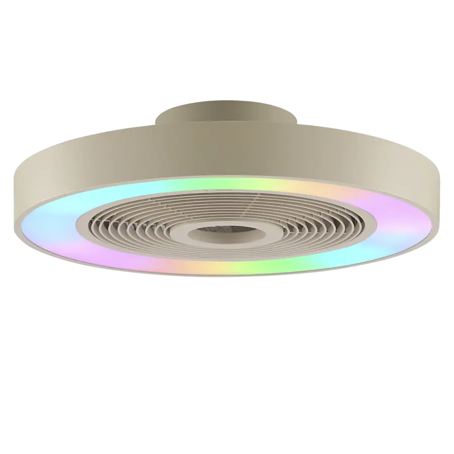 Brilliant plafondventilator Catania met lamp en RGB functie 37W