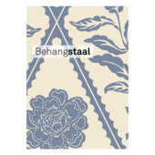 Behangstaal vliesbehang Joules Juliette Floral Crème/Blauw (dessin 128908)