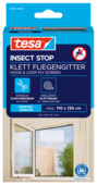 tesa Insect Stop raamhor met klittenband Standard 110 x 130 cm wit