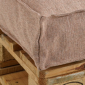 Palletkussen hoekset Hidde terracotta