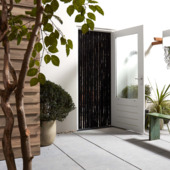 Livn deurgordijn Chenille antraciet 100x230 cm