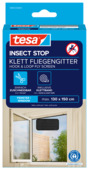 tesa Insect Stop raamhor met klittenband Standard 130x150 cm antraciet