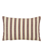 Kussen streep d.bruin - l55xb35xh10cm