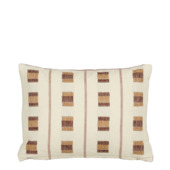 Kussen block bruin - l35xb25xh10cm