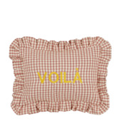 Kussen Voila roze - l35xb25xh10cm