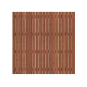 Tuinscherm enkelzijdig Lucca geïmpregneerde bruin grenenhout 180x180 cm