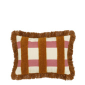 Kussen vierkant bruin - l41xb31xh10cm