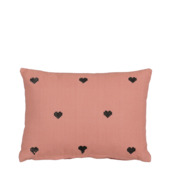 Kussen hart roze - l35xb25xh10cm