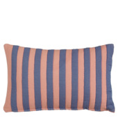 Kussen streep blauw - l55xb35xh10cm
