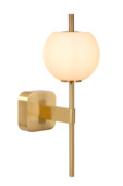 Lucide badkamerwandlamp Elda 1 x G9 IP44 mat goud/messing