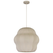 KARWEI HANGLAMP LOU BEIGE 23x40 cm