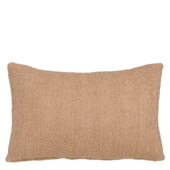 Wool kussen l.bruin - l55xb35xh10cm