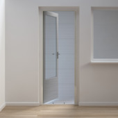 Bruynzeel plisséhordeur s700 100x209 cm wit