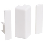 CanDo set buitenhoek en eindstukken wit tbv. plint