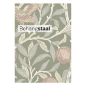 Behangstaal vliesbehang William Morrris at Home Bird & Pomegranate Bloesemroze (dessin 140502)