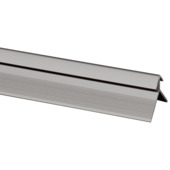 Buitenhoekprofiel titanium 280 x 2,6 x 2,6 cm