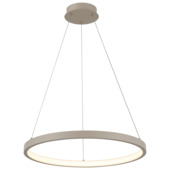 KARWEI hanglamp June 3-step dim beige 25W Ø57,5cm