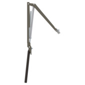 Royal Well automatische raamopener tuinkas zwart