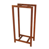 Fancy Flames houtopslag roest M