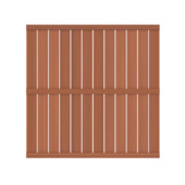 Tuinscherm enkelzijdig Modena hardhout 180 x 180 cm