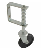 Waelbers loopwiel met veer voor poort en hek verzinkt