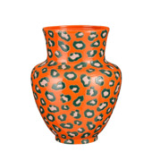 Vaas oranje - h37xd29cm