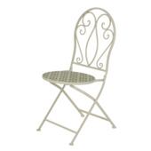 Bistrostoel Madrid beige mozaïek staal