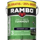 Rambo Pantserbeits Tuinhout zijdeglans dekkend diepzwart 5 liter