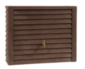 Regenton Woody donkerbruin 350L + kraantje en vulautomaat