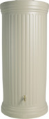 Garantia regenton Romeinse kolom 1000 L zand kunststof 91 x 91 x 222 cm met kraantje en vulautomaat