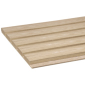 Kleurstaal lattenwand Decowall Advanced ton sur ton natuur eiken 25x30cm
