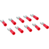 Carpoint vlakstekkerh 741 4.8x0.5 rood 10 stuks