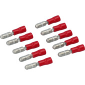 Carpoint Rondstekker 547 Ø 4.0mm rood blister 10 Stuks